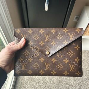 Louis Vuitton Brown Monogram Envelope Clutch